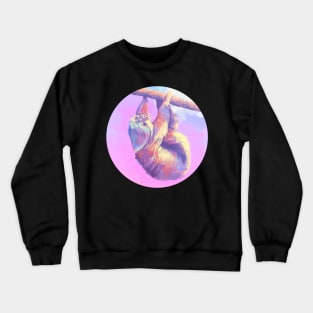 Slow Journey - Sloth Digital Painting Crewneck Sweatshirt